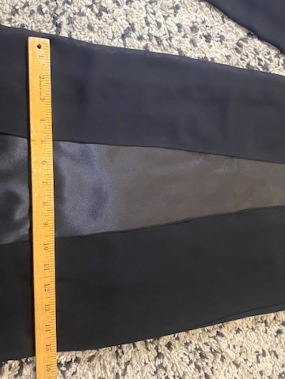 Vintage NWT Dress/ Evening Pants sheer Chiffon w/ lining Black size 14 Wide Leg - Picture 12 of 16